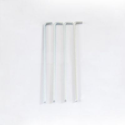 Lot de 4 piquets d'ancrage Biohort gris