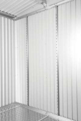 2 fixations verticales pour étagère pour abri de jardin Biohort