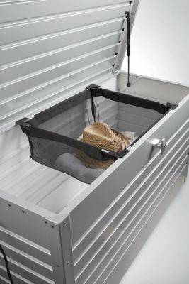 Panier de rangement pour coffre de jardin Biohort 160, 180 LoungeBox 160 et Highboard 200