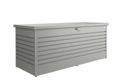 Coffre de jardin métal Biohort gris quartz 1050L