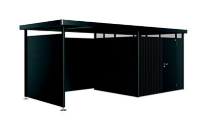 Paroi latérale pour auvent taille S et taille L Biohort en métal coloris gris foncé métallique pour 