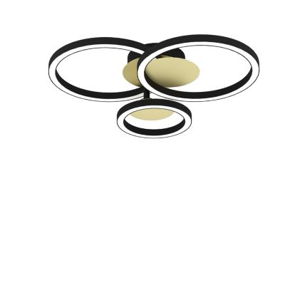 Plafonnier LED intégré 19.2W IP20 blanc chaud Dunalux l.25 x L.35 x H.8 cm