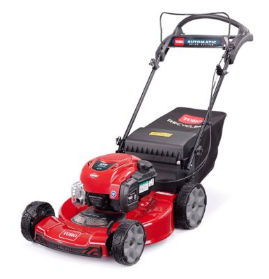 Tondeuse thermique 163 cmÂ³ - largeur de coupe 55 cm - hauteur de coupe 25 à  102 mm - bac 63 L Toro RecyclerÂ® S55A-21771