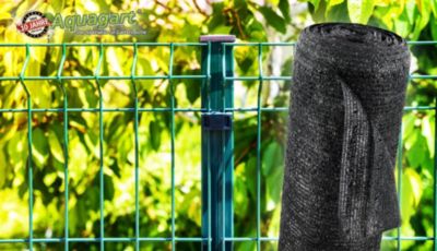 95 m filet d'ombrage, brise-vue pour clôture, bâche de tennis, 90 g 2 m Aquagart
