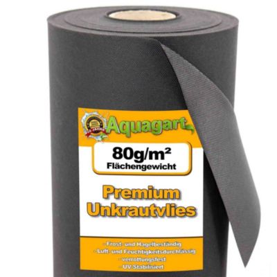 98 m² film de paillage, toile de paillage 80 g 1,4 m de large Aquagart