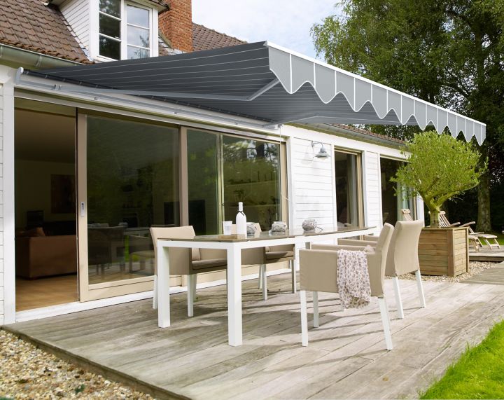 Choisir un store  banne pour terrasse  Castorama