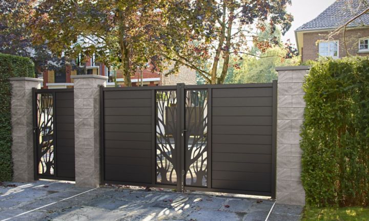 Porte De Garage Bois 2 Vantaux Castorama Choisir Un Portail Castorama