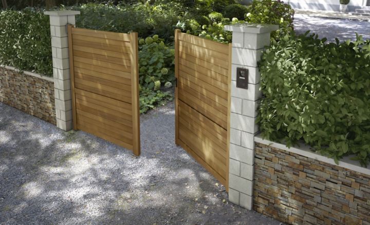 Porte De Garage Bois 2 Vantaux Castorama Portails Sur Mesure Castorama