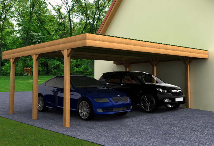 Quelle couverture pour un carport adossé