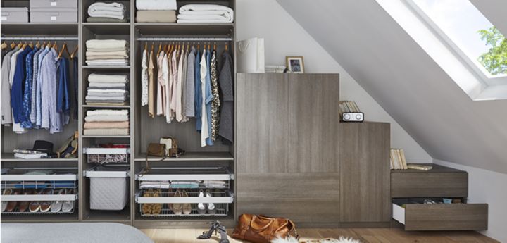 Un Dressing En Sous Pente Castorama