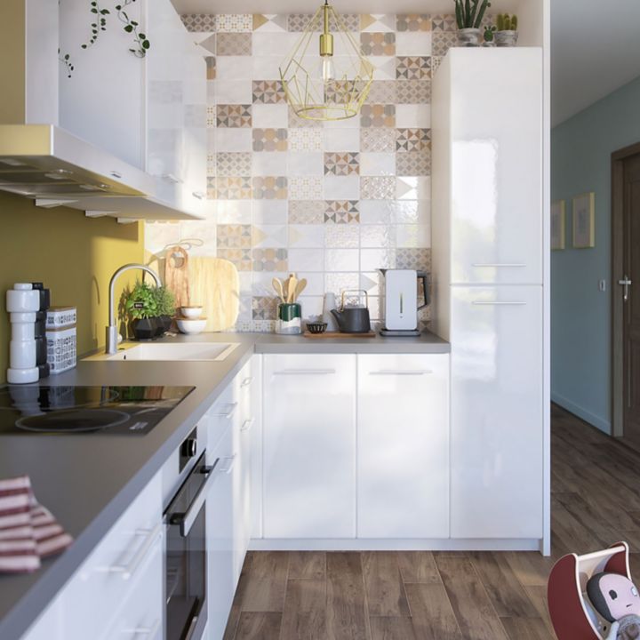 Cuisine Cooke Lewis Sixties Chez Castorama Meuble Cuisine