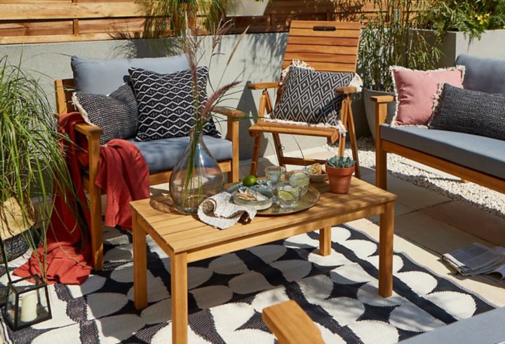 Salon De Jardin Chaise Et Fauteuil De Jardin Table De Jardin