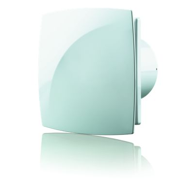 Aérateur extracteur d'air intermittent silencieux basse conso BLAUBERG Moon 100 mm - Commande Détection humidité + minuterie