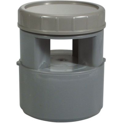 Aérateur à membrane PVC gris - Diamètre 110 mm