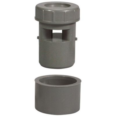 Aérateur à membrane PVC gris - Diamètre 32 - 40 - 50 mm