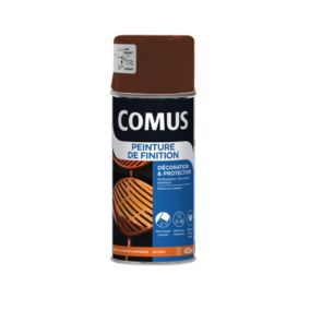 Aérosol 400ml Peinture de finition brillant brun sécurité COMUS