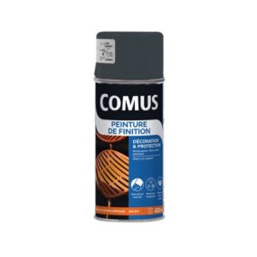 Aérosol 400ml Peinture de finition brillant gris COMUS