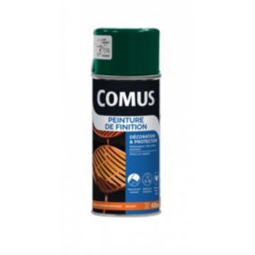 Aérosol 400ml Peinture de finition brillant vert mousse COMUS