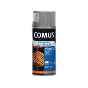 Aérosol 400ml Peinture de finition métallisé argent COMUS