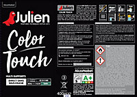Aérosol multi-supports Julien Color Touch blanc neige satin 400ml