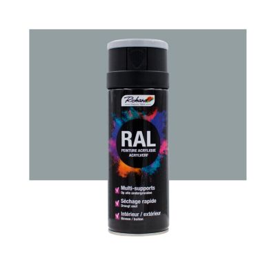 Aérosol professionnelle RAL multi-supports Richard 7040 Gris Fenetre