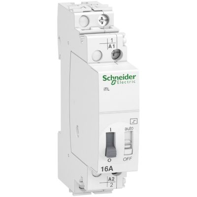 A9c30811 Schneider - Télérupteur Unipolaire 1no 16a - 230vca Ou 110vcc - Acti9 Itl