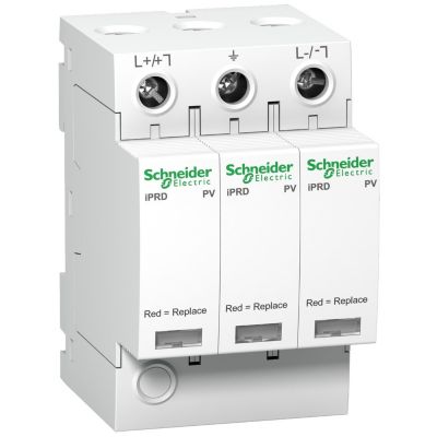 A9l40271 Schneider - Parafoudre Photovoltaïque 800v Bipolaire De Type 2 Iprd-dc40r - 40ka - Report De Signalisation