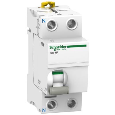 A9s70663 Interrupteur Sectionneur Bipolaire 2p 63a Auxiliarisable - 250v - Schneider Isw-na