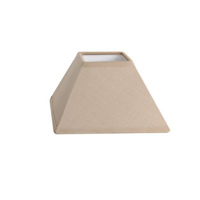 Abat-jour Carré 47 Cm Banci Firenze - Tissu Motif Art Déco - Fabrication Artisanale Italienne