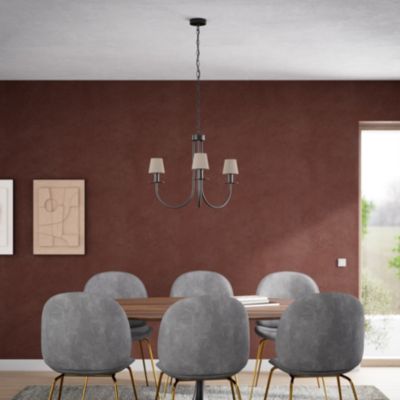 Abat-jour conique beige Ø10cm GoodHome Lokombi
