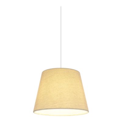 Abat-jour conique beige Ø20cm GoodHome Lokombi