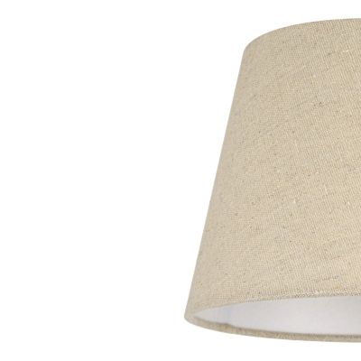 Abat-jour Conique Ouvert E27 45x35x30 Cm Beige - Lampe Décorative Ambiance Intérieure