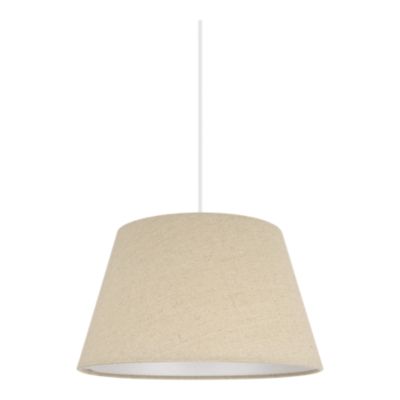 Abat-jour conique beige Ø30cm GoodHome Lokombi