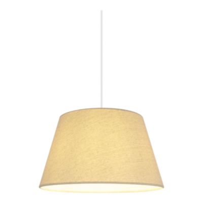 Abat-jour conique beige Ø30cm GoodHome Lokombi