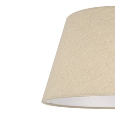 Abat-jour conique beige Ø35cm GoodHome Lokombi