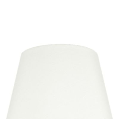 Abat-jour conique blanc Ø20cm GoodHome Lokombi