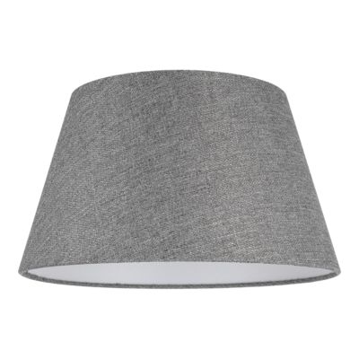 Abat-jour conique gris Ø30cm GoodHome Lokombi