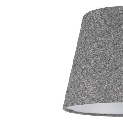 Abat-jour conique gris clair Ø20cm GoodHome Lokombi