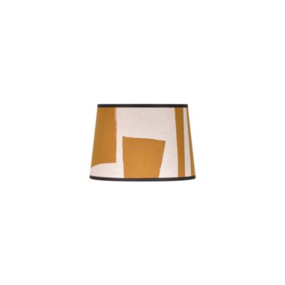 Abat-jour conique Storen tissu formes géométriques Ø20cm Corep