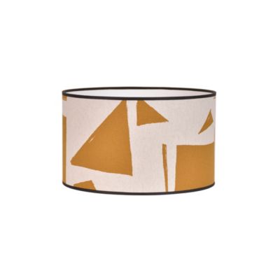 Abat-jour conique Storen tissu formes géométriques Ø30cm Corep