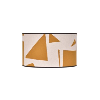 Abat-jour conique Storen tissu formes géométriques Ø30cm Corep