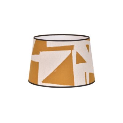 Abat-jour conique Storen tissu formes géométriques Ø30cm Corep