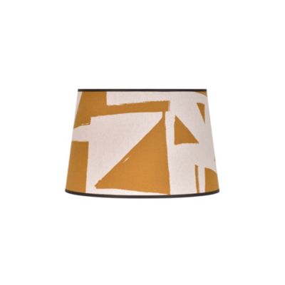 Abat-jour conique Storen tissu formes géométriques Ø30cm Corep