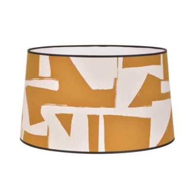 Abat-jour conique Storen tissu formes géométriques Ø45cm Corep
