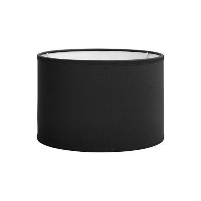 Abat jour cylindre Colours noir Ø28 cm