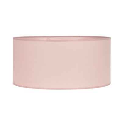Abat-jour cylindre en coton nude Ø40cm Corep