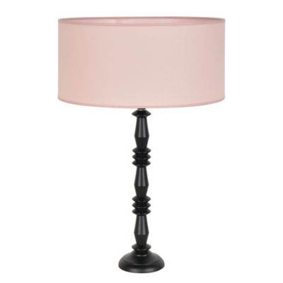 Abat-jour cylindre en coton nude Ø40cm Corep