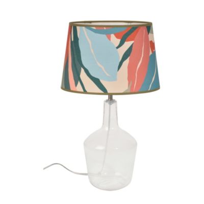 Abat-jour cylindre feuillage montera Ø30cm Corep