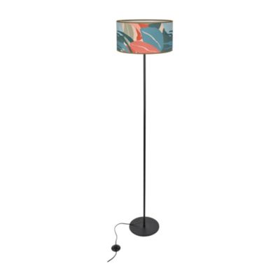 Abat-jour cylindre feuillage montera Ø40cm Corep