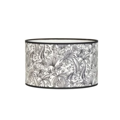 Abat-jour Paysagé Motif Caire – Gris – Forme Trapèze – Dimensions: H 27 Cm, 17x23 / 27x40 Cm